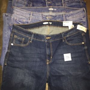 Old navy jeans size 16, stretchy NEW
